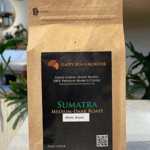 Sumatra Gr1 Organic Fair Trade, Medium-Dark Roast