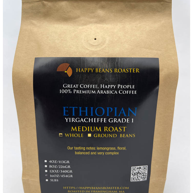 Ethiopian Washed Yirgacheffe Grade1-Yirgz(TM) – Happy Beans Roaster
